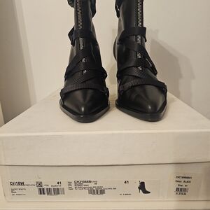 Chloe Black Heeled Boots